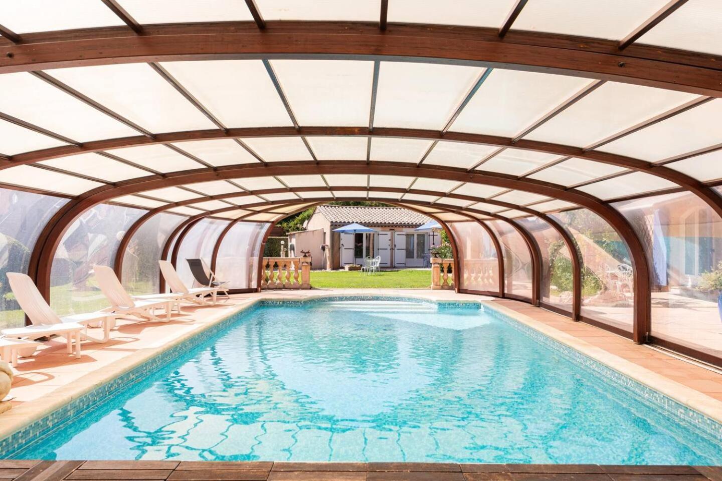 Chambre Et Table D'Hotes Villa Pomponette น็องส์-เลส์-แป็งส์ ภายนอก รูปภาพ